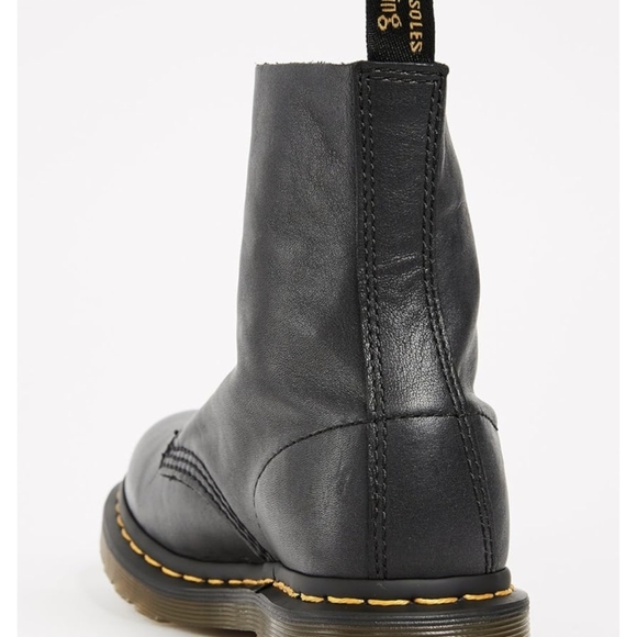 Dr. Martens Black Leather Lace-Up Boots - Picture 3 of 5